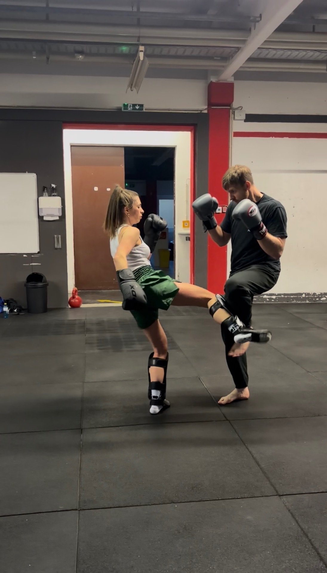 Kicktraining mit Partner